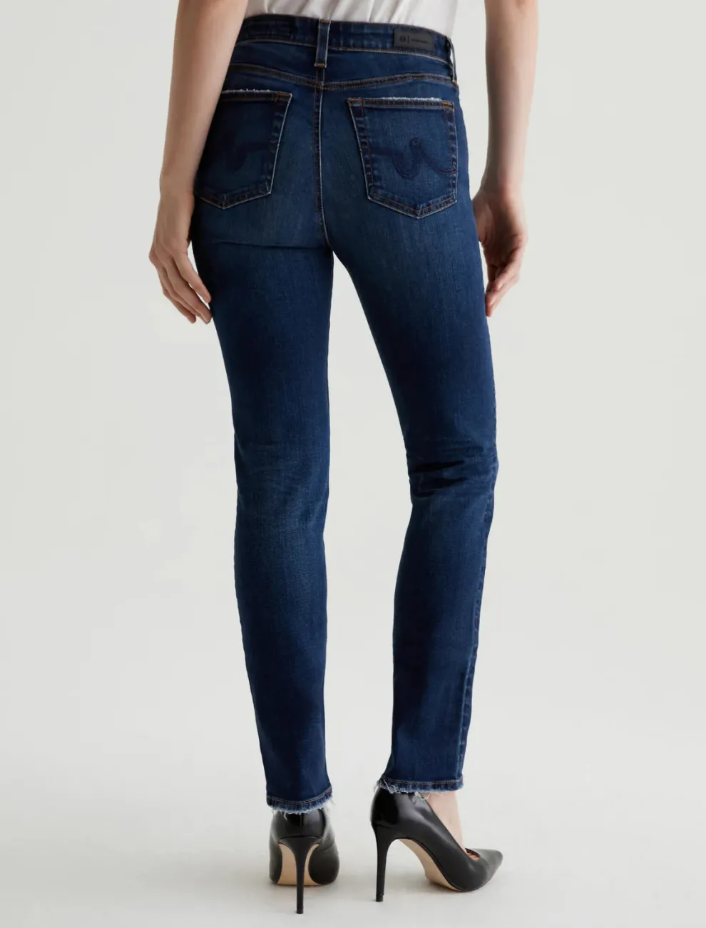 AG Jeans - Mari Extended Mid-Rise Slim Straight