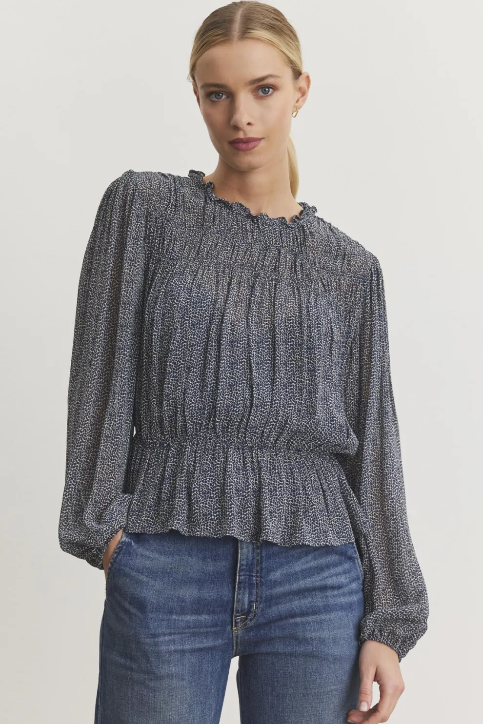 Velvet - Blen DS Terrace Print Top