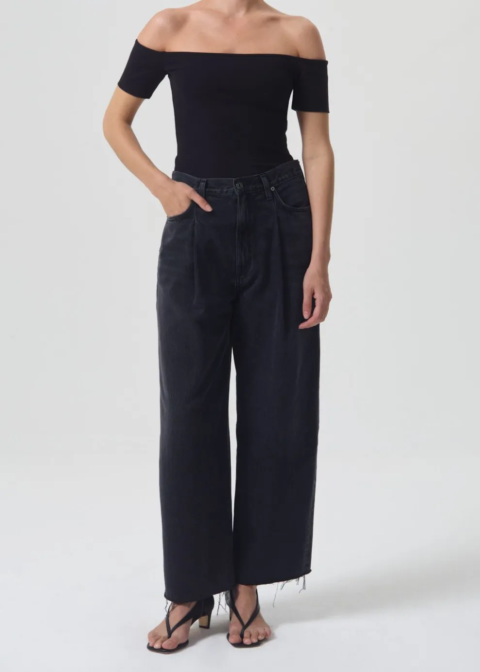 Agolde - Dagna High Waist Pleated Baggy