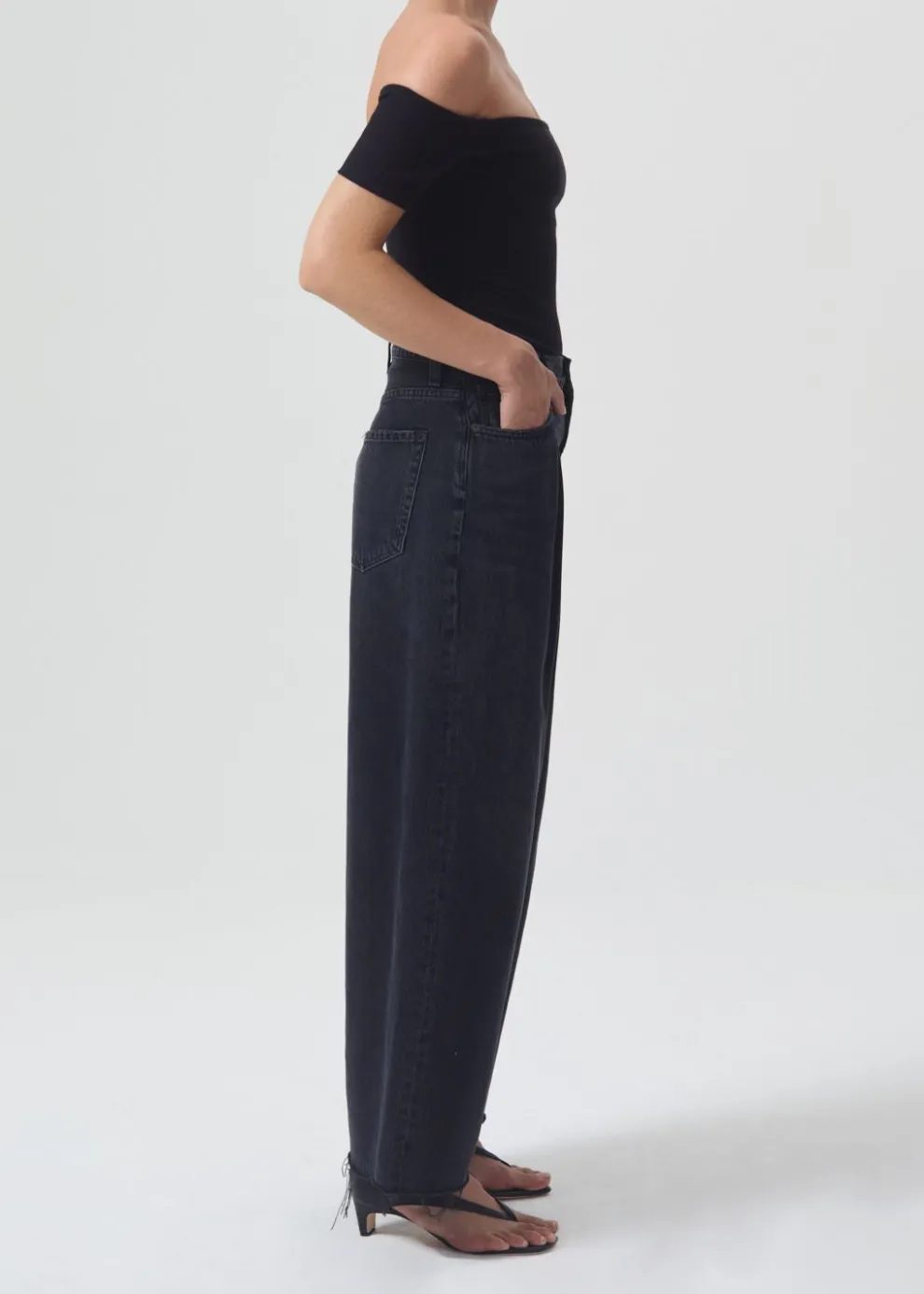 Agolde - Dagna High Waist Pleated Baggy