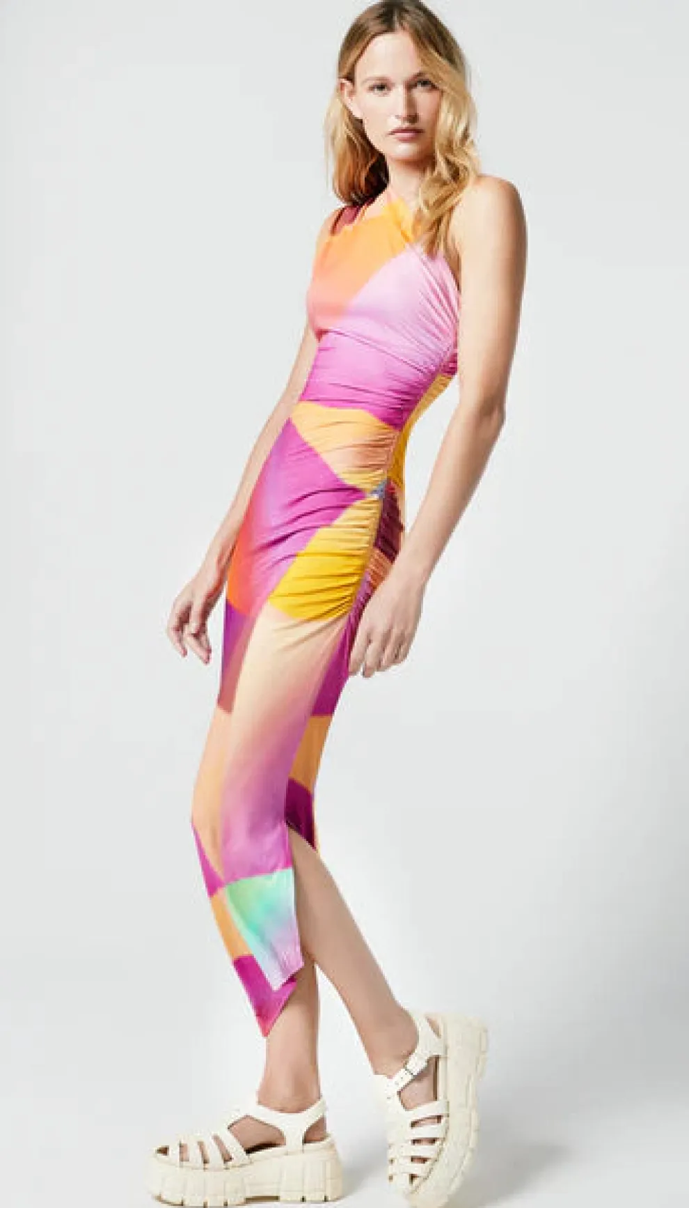 Smythe - Single Shoulder Dress