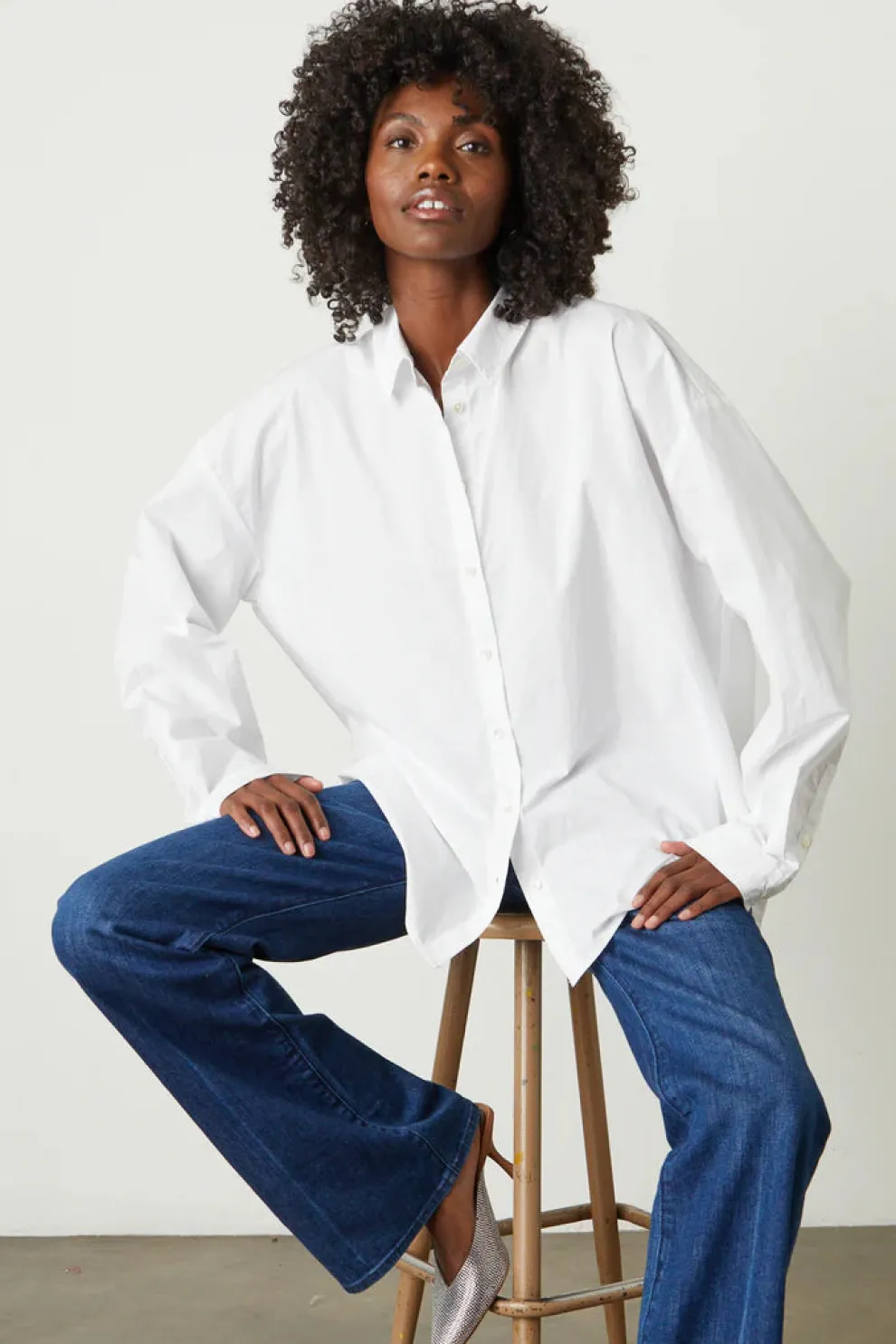 Velvet - Dakota Cotton Shirting Button Up