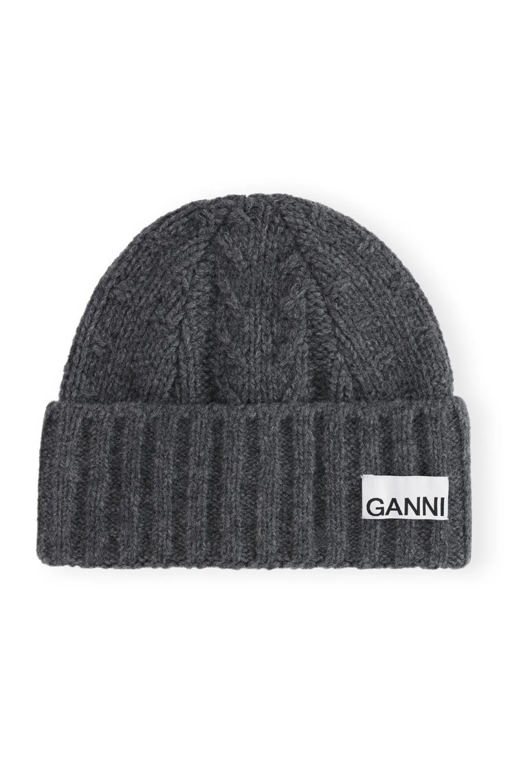 Ganni - Cable Beanie