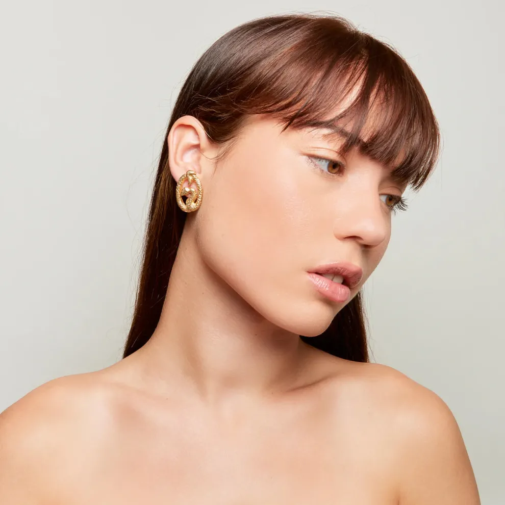 Deux Lions - Medusa Earrings