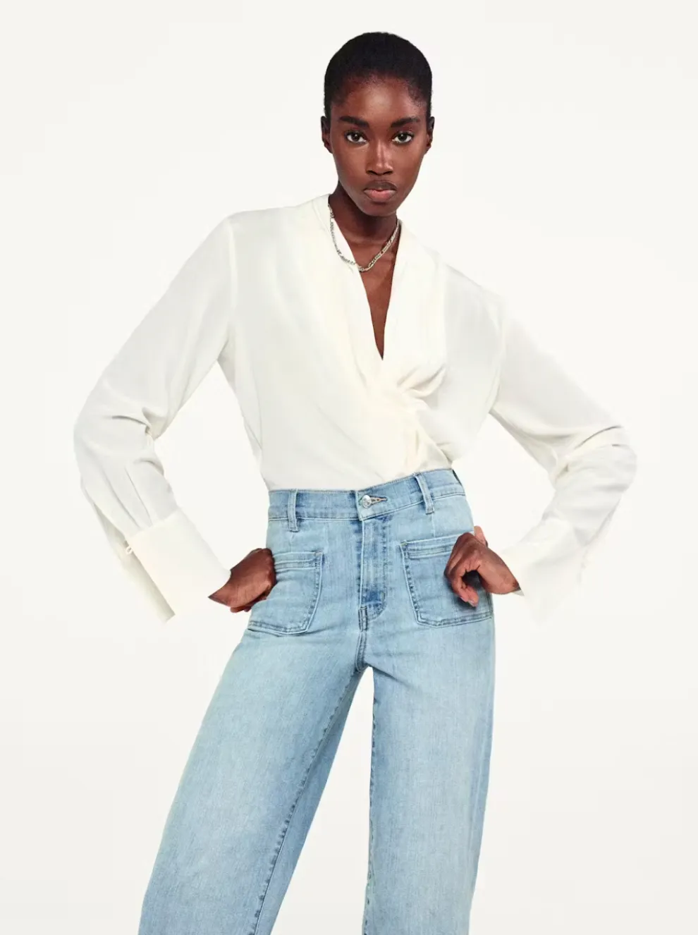 Frame - Shawl Collar Blouse