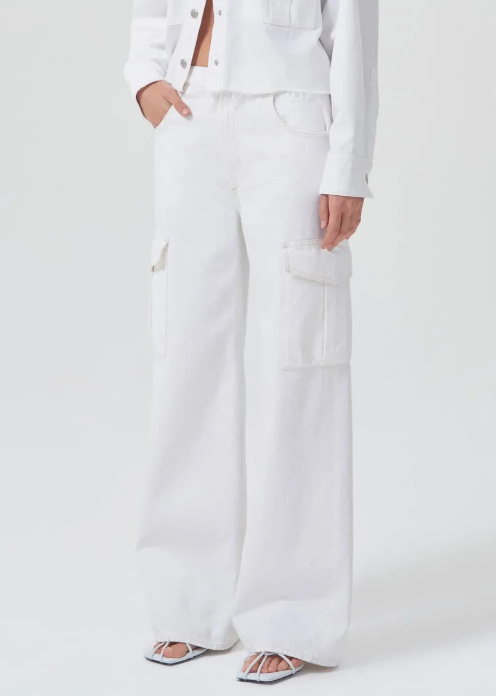 Agolde - Cargo Minka Milkshake (Biological cotton)