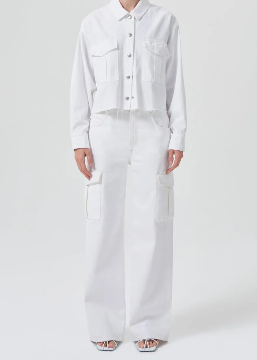 Agolde - Cargo Minka Milkshake (Biological cotton)