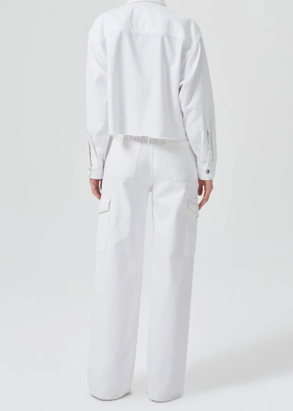 Agolde - Cargo Minka Milkshake (Biological cotton)