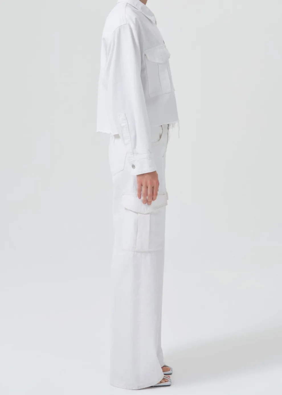 Agolde - Cargo Minka Milkshake (Biological cotton)