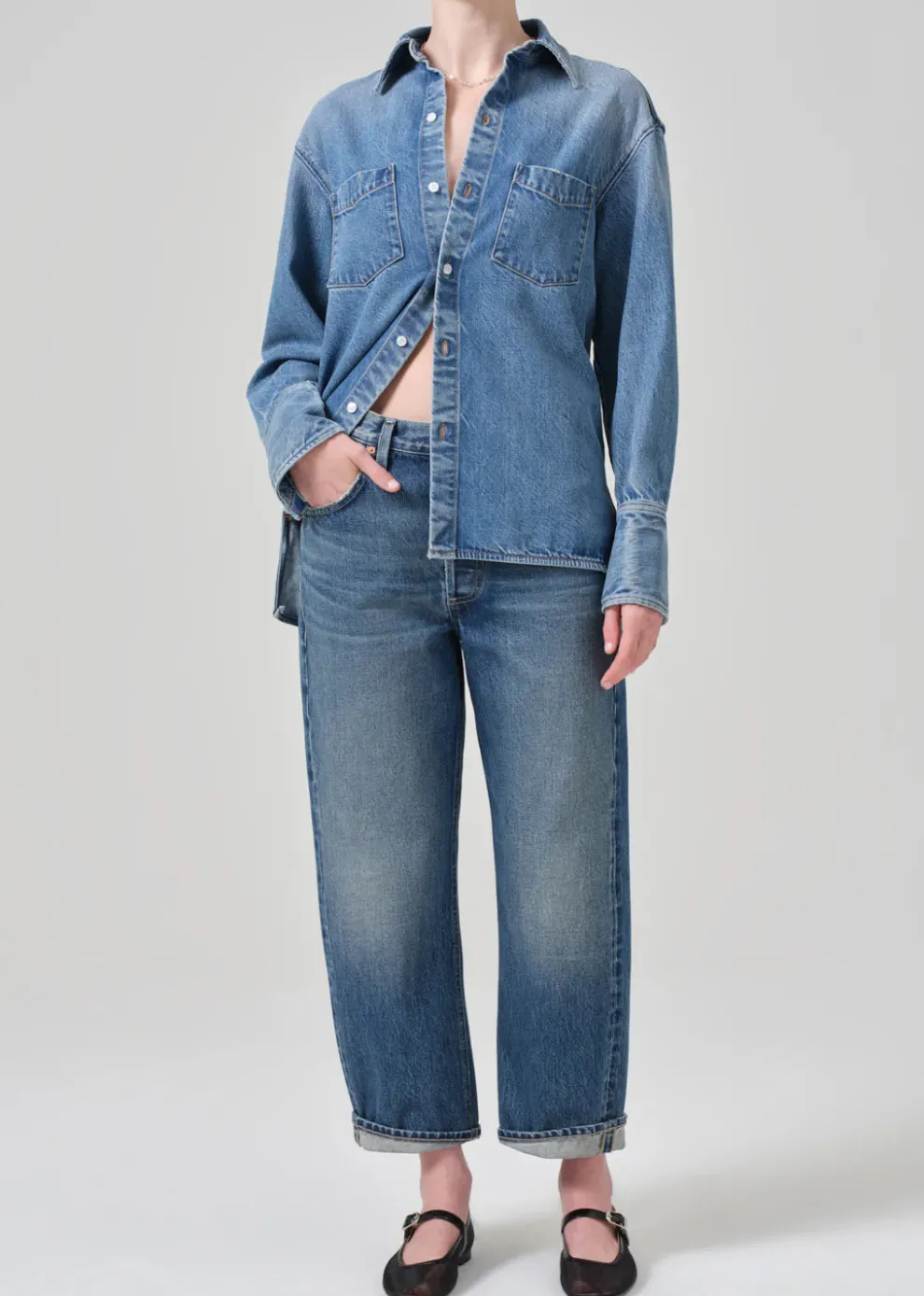 Citizens of Humanity - Dahlia Bow Leg Baby Roll