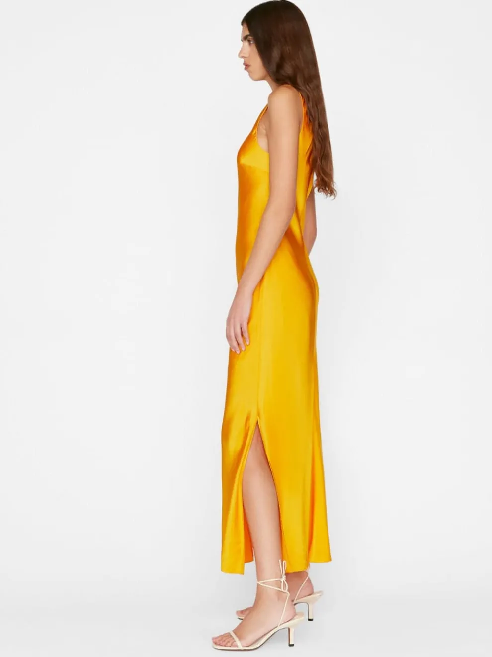 Frame - Lace Front Midi Dress