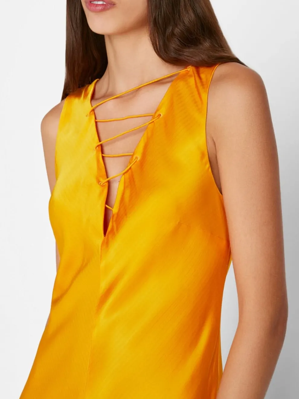 Frame - Lace Front Midi Dress