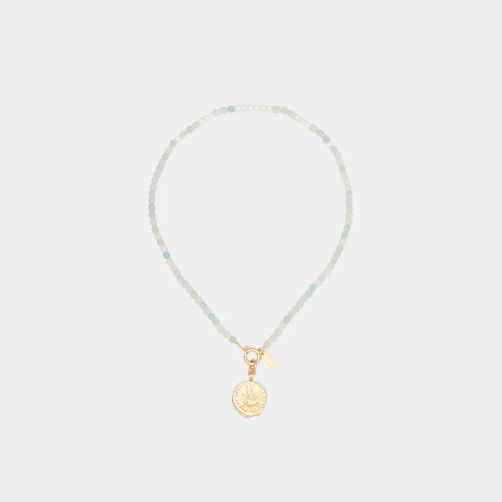 Two Lions x Billie - Exclusive Necklace 15.5" Amazonite