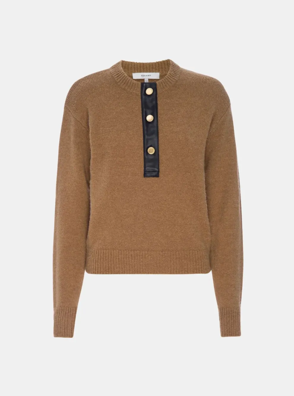 Frame - Leather Placket Henley