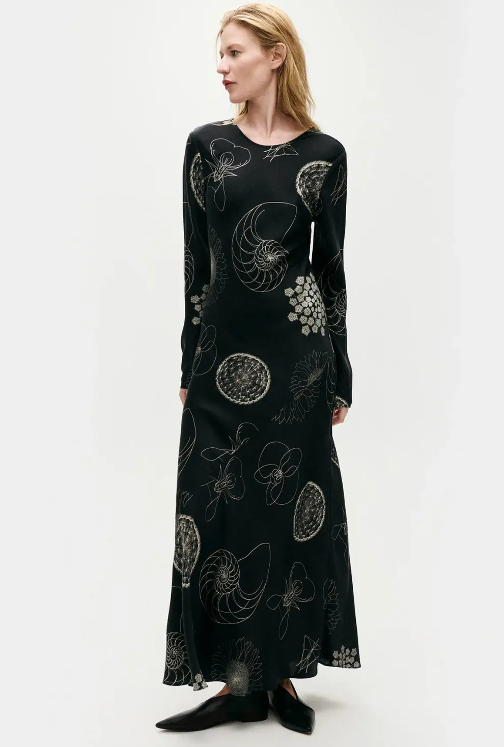 Silk Laundry - Full Sleeve Bias Dress