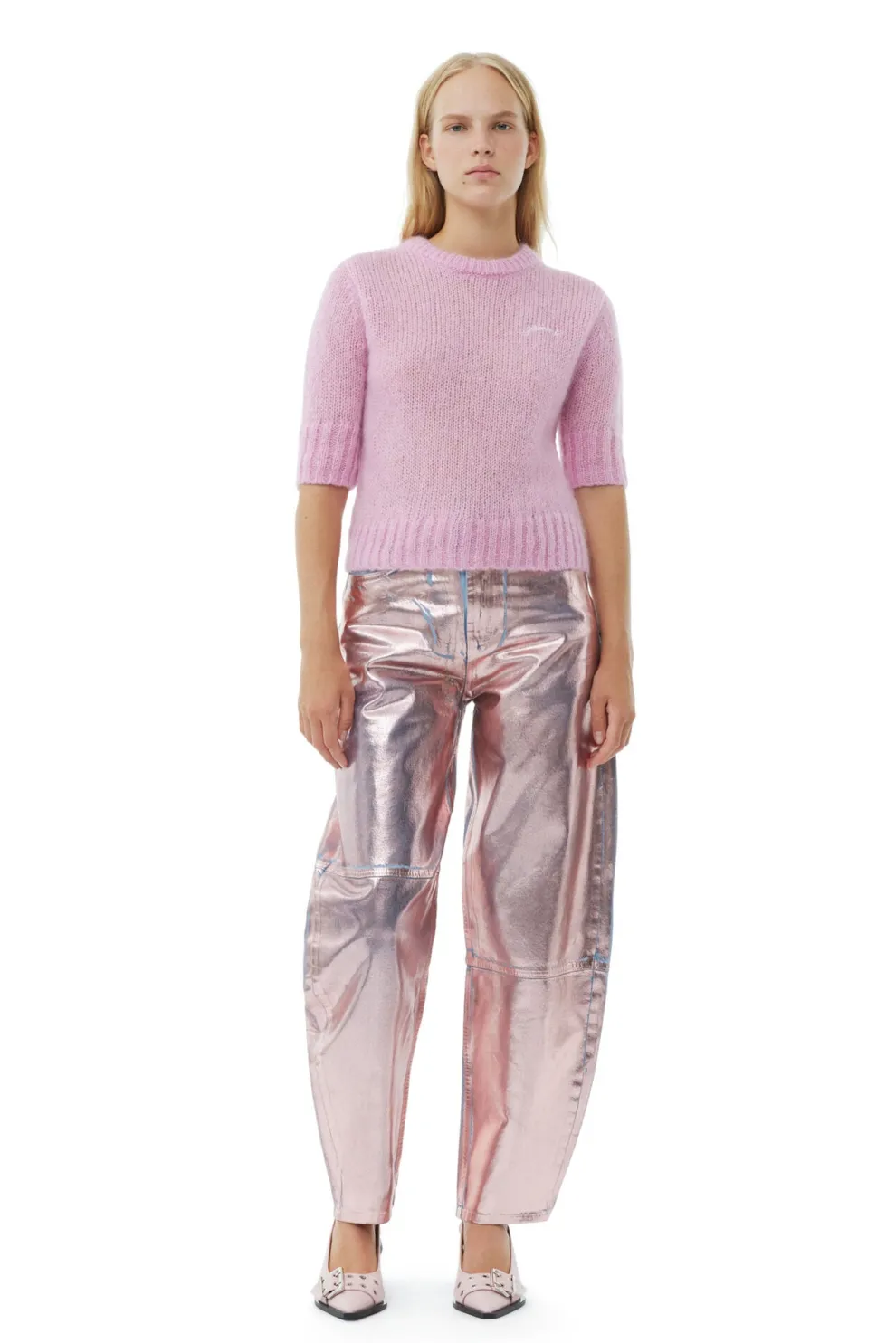 Ganni - Foil Denim Stary