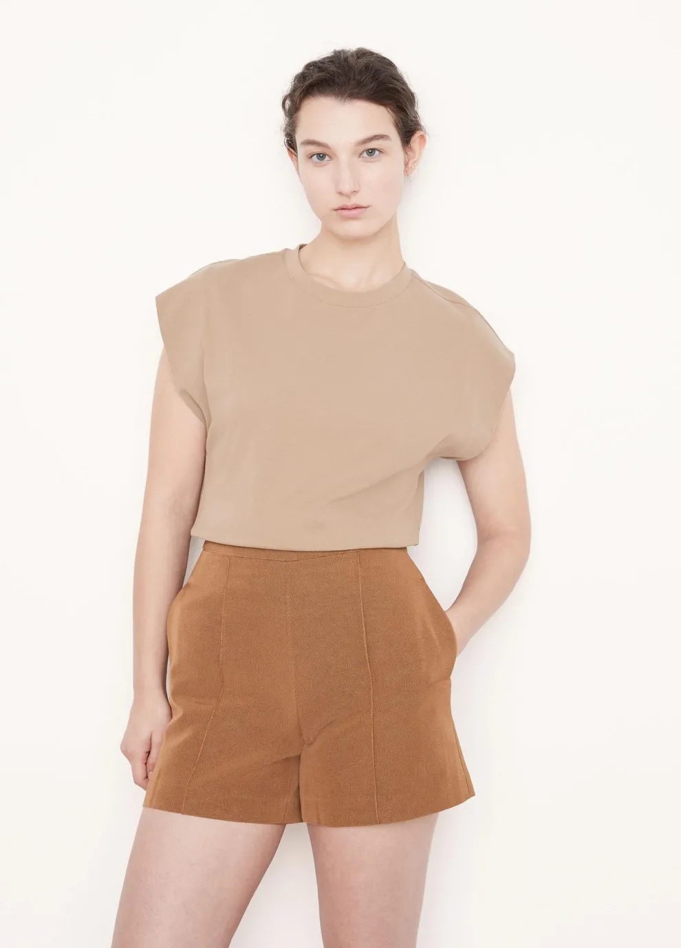 Vince - High Waisted Tailored Shorts