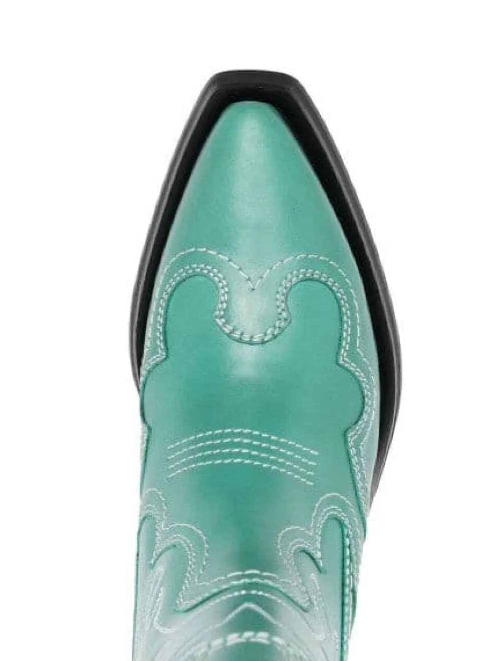 Ganni - Western Boots with Embroidery